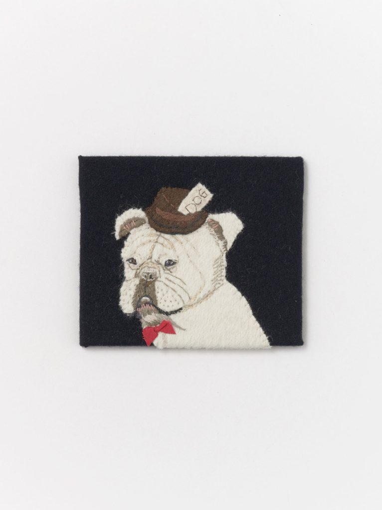 Bulldog with Hat