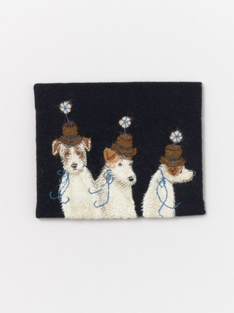 3 Dogs with Hats